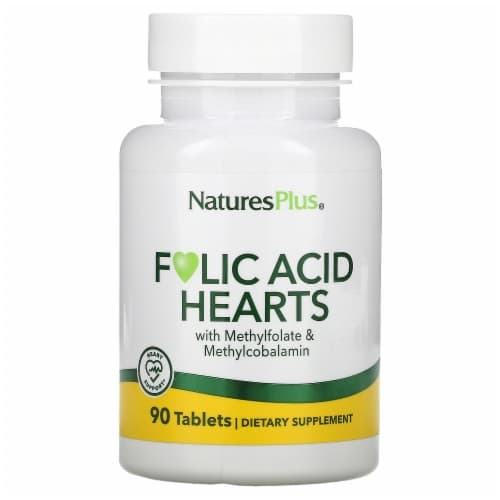 Natures Plus Folic Acid Hearts