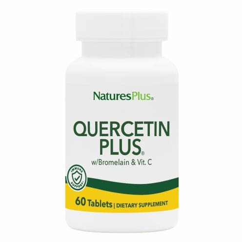 Natures Plus Quercetin Plus With Bromelain & Vitamin