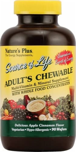 Nature'S Plus  Source Of Life Adult'S Chewable   Delicious Apple Cinnamon
