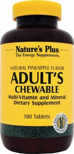 Nature'S Plus  Adult'S Chewable Multi-Vitamin And Mineral   Natural Pineapple