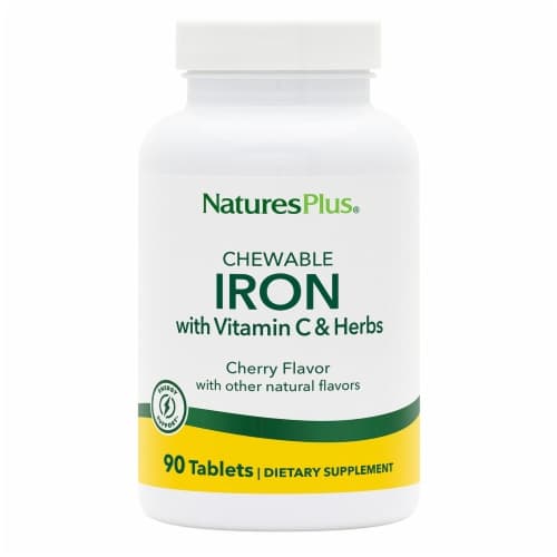 Natures Plus Iron With Vitamin C Chewable