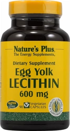 Nature'S Plus Egg Yolk Lecithin Vegetarian Capsules