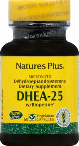 Nature'S Plus Dhea-25 With Bioperine Capsules