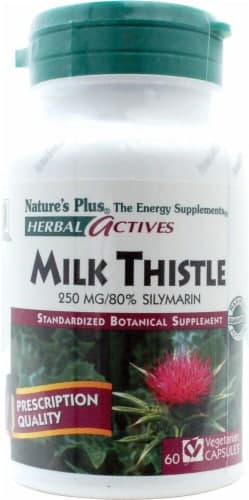 Nature'S Plus Herbal Actives Milk Thistle Capsules