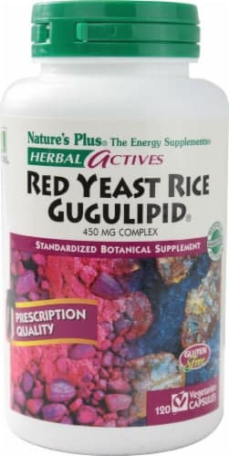 Nature'S Plus Herbal Actives Red Yeast Rice Gugulipid Capsules