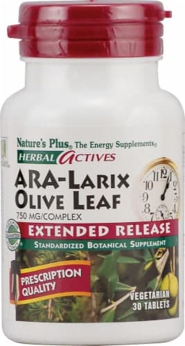 Nature'S Plus Herbal Actives Ara Larix Olive Leaf