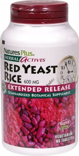 Natures Plus Herbal Actives Red Yeast Rice Supplement