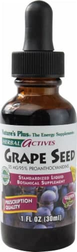 Nature'S Plus Herbal Actives Grape Seed Liquid Energy Supplement
