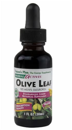 Nature'S Plus Herbal Actives Olive Leaf Liquid Energy Supplement