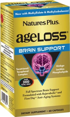 Natures Plus Ageloss Brain Support Capsules