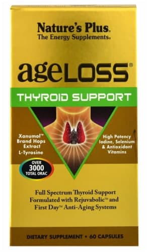 Nature'S Plus Ageloss Thyroid Support Capsules