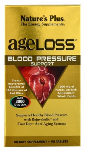 Nature'S Plus  Ageloss Blood Pressure Support Supplement