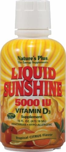 Nature'S Plus  Liquid Sunshine Vitamin D3 Tropical Citrus Supplement