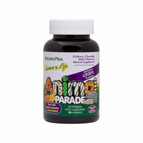 Natures Plus Animal Parade Grape Flavor Vitamin