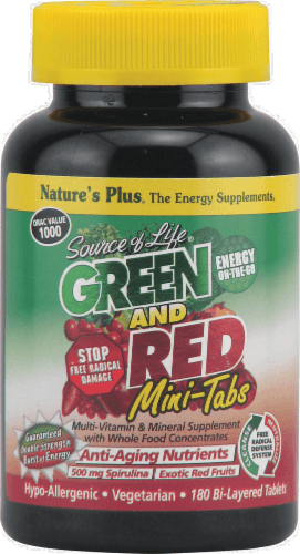 Nature'S Plus Green & Red Mini Tabs