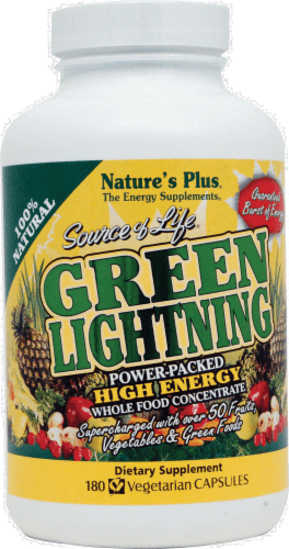 Nature'S Plus Source Of Life Green Lightning Capsules
