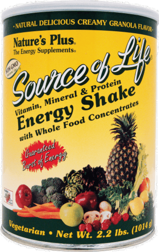 Nature'S Plus Source Of Life Creamy Granola Energy Shake Powder