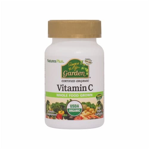 Natures Plus Source Of Life Garden Organic Vitamin C Capsules