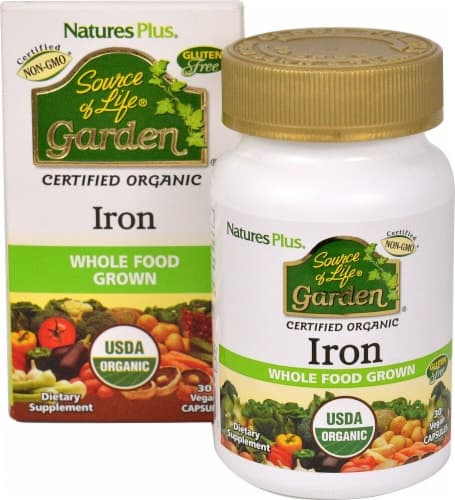 Natures Plus  Sourcec Of Life Garden Iron