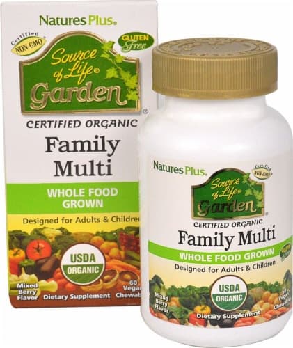 Nature'S Plus Source Of Life Garden Family Multi Mixed Berry Vegan Chewables