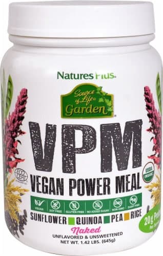 Natures Plus  Source Of Life Garden Vpm Vegan Power Meal   Naked