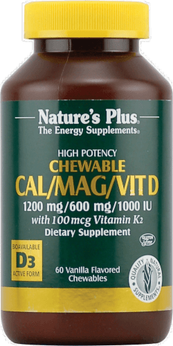 Nature'S Plus Chewable Cal Mag Vit D Vanilla
