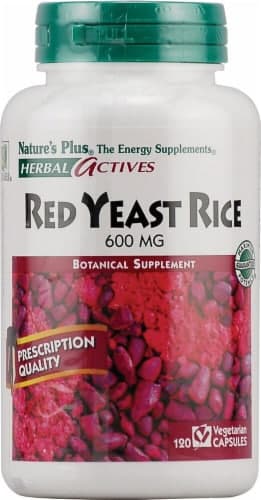 Nature'S Plus Herbal Actives Red Yeast Rice Capsules Supplements