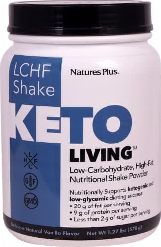 Natures Plus  Keto Living Lchf Shake   Vanilla