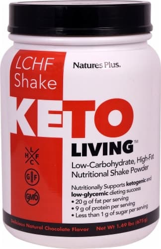 Natures Plus  Keto Living Lchf Shake   Chocolate