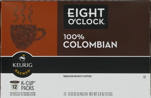 Eight O'Clock 100% Colombian Coffee K-Cup