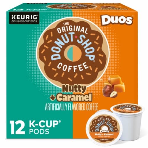 The Original Donut Shop Duos Nutty + Caramel Medium Roast K-Cup Coffee