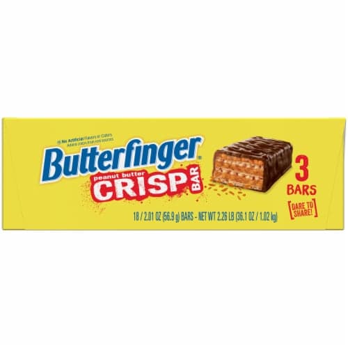 Butterfinger, Bar, Peanut Butter, Crisp