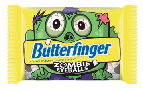 Butterfinger Zombie Eyeballs Peanut-Buttery Chocolate-Y Halloween Candy