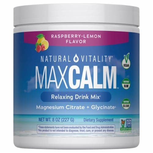 Natural Vitality Calm Powder Rspbry Lmn