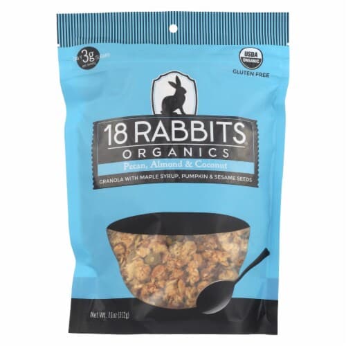 Eighteen Rabbits Organic Pecan Almond And Coconut Gracious Granola