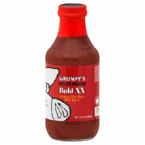 Grumpy'S Private Reserve Bold Xx Kansas City Style Bbq Sauce