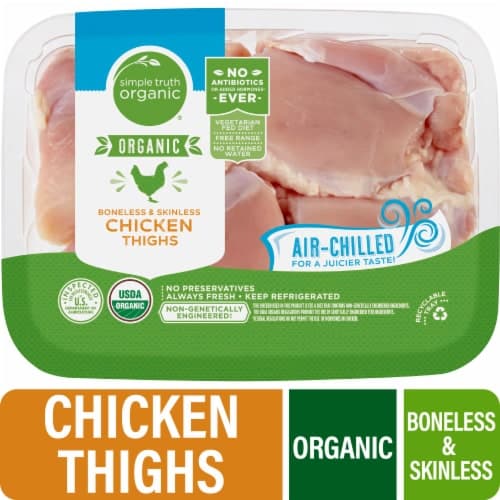 Simple Truth Organic Air-Chilled Boneless Skinless Chicken Thighs
