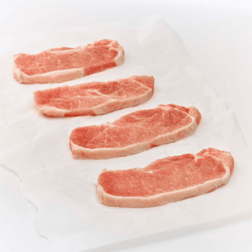 Boneless Pork Top Loin Chops Thin Cut Value Pack (About 10 Chops Per Pack