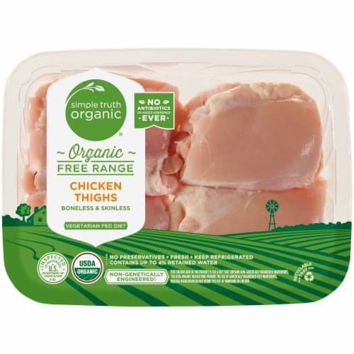 Simple Truth Organic Boneless Skinless Fresh Chicken Thighs