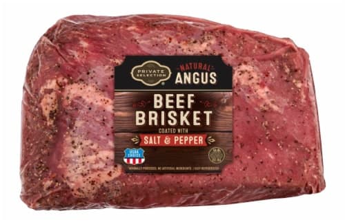 Private Selection Natural Angus Beef Brisket With Salt & Pepper