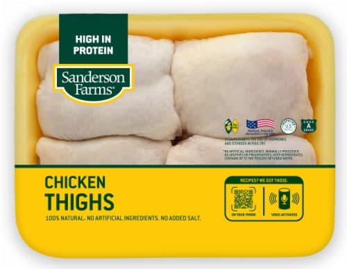 Sanderson Farms Skin Up Chicken Thighs