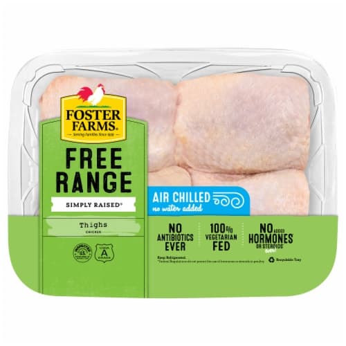 Foster Farms Simply Raised Free Range Chicken Thighs