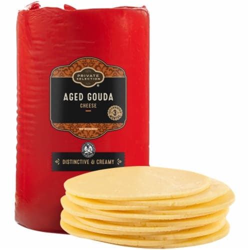 Private Selection Gouda Aged Cheese Fresh Sliced Deli Cheese