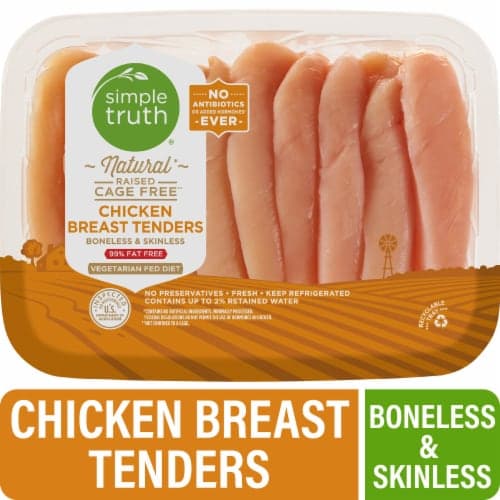 Simple Truth All Natural Boneless Skinless Fresh Chicken Breast Tenders