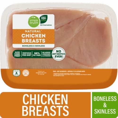 Simple Truth All Natural Boneless Skinless Fresh Chicken Breast