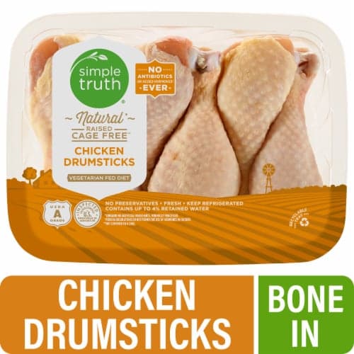 Simple Truth All Natural Fresh Chicken Drumsticks