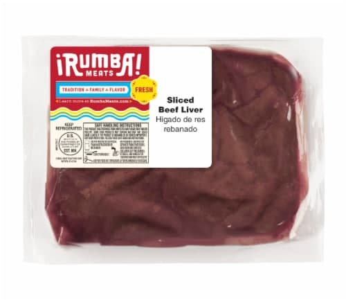Beef Liver Sliced (Higado De Res Rebanado