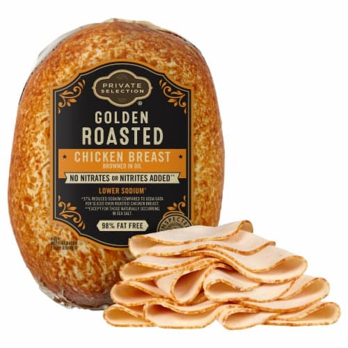 Private Selection Lower Sodium Golden Roasted Chicken Breast Fresh Sliced Deli Meat