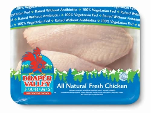 Draper Valley Bone-In Fresh Chicken Breast
