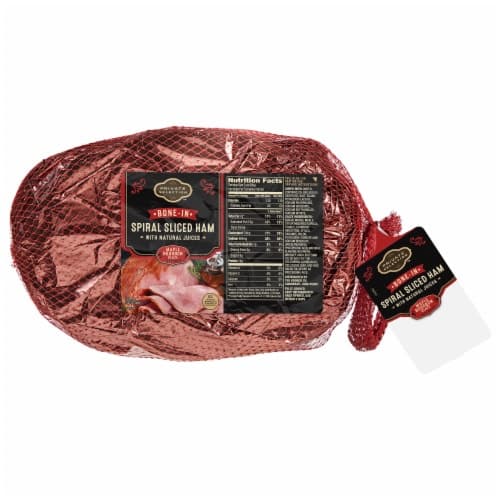Private Selection Maple Bourbon Glaze Bone-In Spiral Sliced Half Ham (Limit 2 At Sale Retail